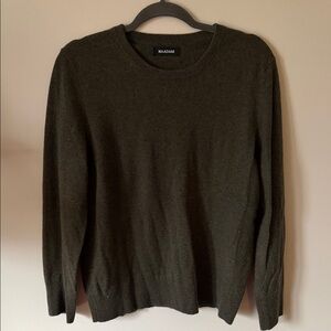 NAADAM 100% Cashmere Dark Green Crewneck Sweater